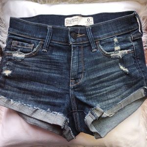Women’s Abercrombie & Fitch Low Rise Jean Shorts